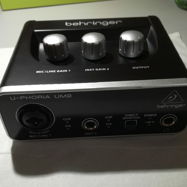 オーディオインターフェイス　BEHRINGER UM2 楽器のDTM/DAW(オーディオインターフェイス)の商品写真