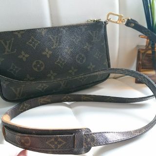 LOUIS VUITTON アクセサリーポーチ\u0026ショルダーストラップ