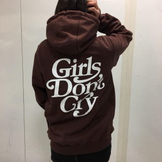 girls don't cry パーカー　Lサイズ　茶色　ブラウン