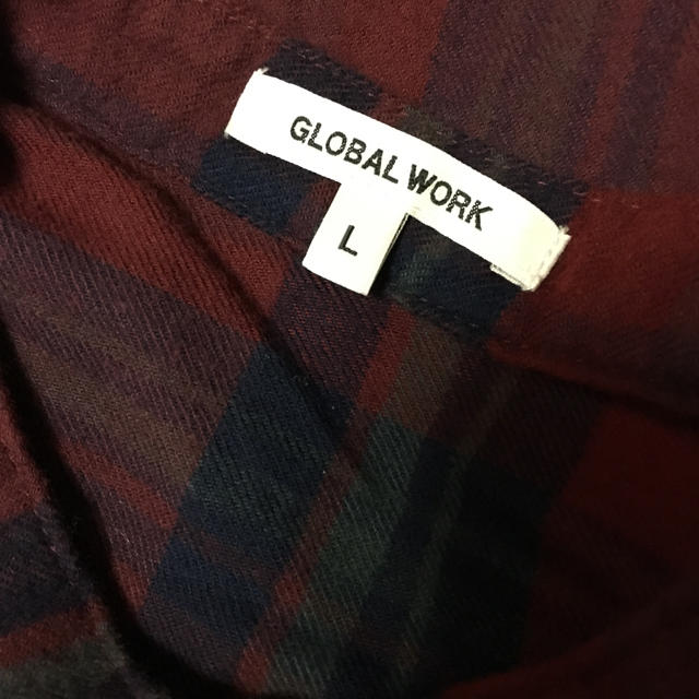 GLOBAL WORK(グローバルワーク)の値下げ中 新品 GLOBAL WORK チェック プルオーバー L レディースのトップス(シャツ/ブラウス(長袖/七分))の商品写真