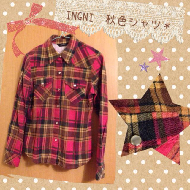 INGNI(イング)のINGNI チェックシャツ＊ レディースのトップス(シャツ/ブラウス(長袖/七分))の商品写真