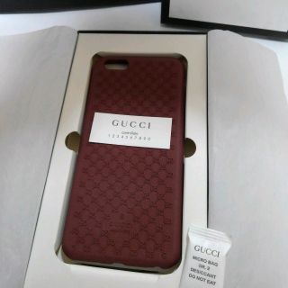 グッチ(Gucci)の【新品未使用】グッチ アイフォン6 プラス ケース iPhone6S plus(iPhoneケース)