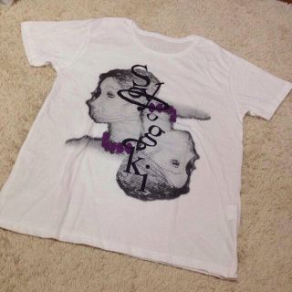 【新品】0.8秒と衝撃。/白バンT(Tシャツ(半袖/袖なし))