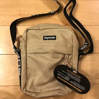 シュプリーム(Supreme)のsupreme shoulder bag ベージュ(ショルダーバッグ)