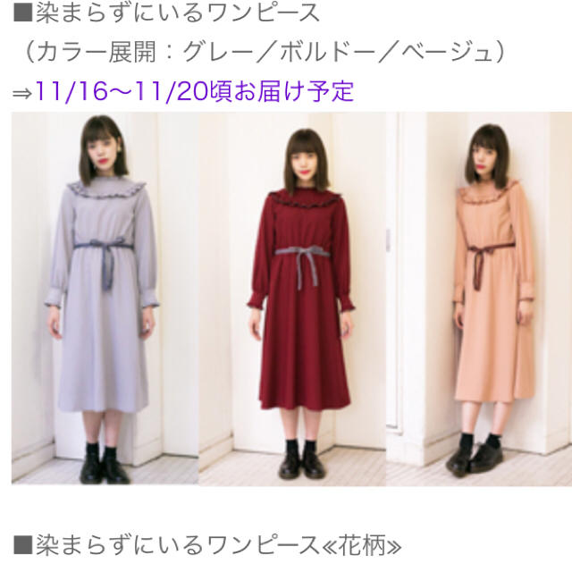 Grimoire(グリモワール)の2/20まで値下げ LEBECCA boutique 染まらずにいるワンピース レディースのワンピース(ひざ丈ワンピース)の商品写真