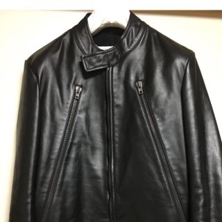 マルタンマルジェラ(Maison Martin Margiela)の伊勢丹オンライン購入 マルジェラ ライダース ブラック サイズ46(ライダースジャケット)