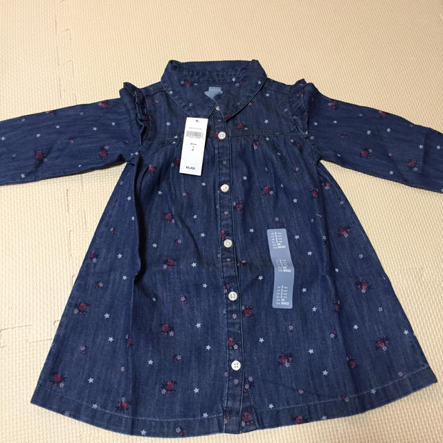 GAP Kids(ギャップキッズ)のギャップキッズ  デニムワンピース キッズ/ベビー/マタニティのキッズ服女の子用(90cm~)(ワンピース)の商品写真