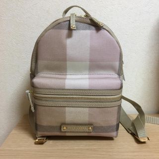 バーバリーブルーレーベル(BURBERRY BLUE LABEL)の新品ブルーレーベルクレストブリッジリュック♥︎ピンク(リュック/バックパック)