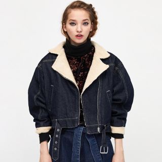 ザラ(ZARA)の奇跡です😭‼️✨ZARA 新品 ボアデニムジャケット(Gジャン/デニムジャケット)