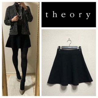 セオリー(theory)のセオリー✨ウエストゴム✨ニットスカート(ひざ丈スカート)