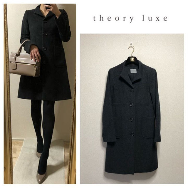 Theory luxe(セオリーリュクス)のセオリーリュックス✨カシミヤ✨万能✨コート✨ レディースのジャケット/アウター(ダッフルコート)の商品写真