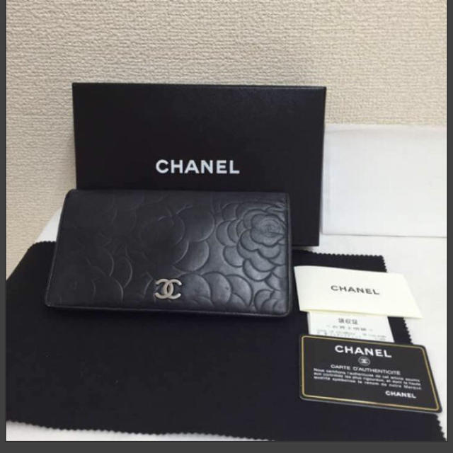 CHANEL(シャネル)のシャネル カメリア 長財布 レディースのファッション小物(財布)の商品写真