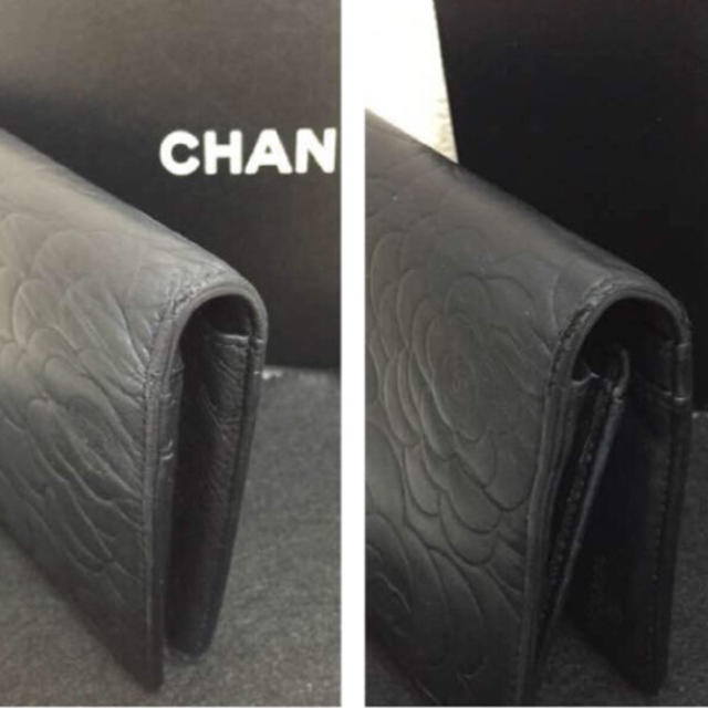 CHANEL(シャネル)のシャネル カメリア 長財布 レディースのファッション小物(財布)の商品写真