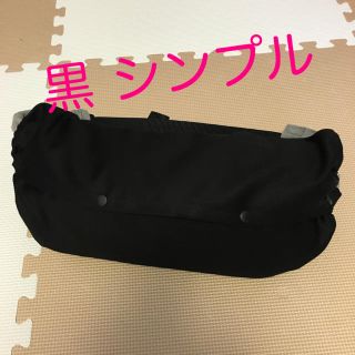 Ｓサイズ♡黒シンプル  抱っこ紐 収納カバー エルゴオリジナル(外出用品)