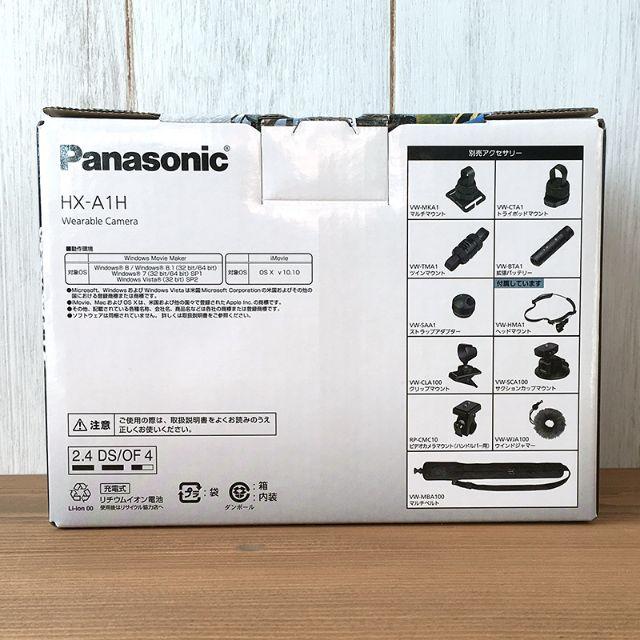 ★ほぼ新品★ 実働1時間未満 パナソニック ウェアラブルカメラ HX-A1H-K ★ほぼ新品★ 実働1時間未満 パナソニック ウェアラブルカメラ HX-A1H-K