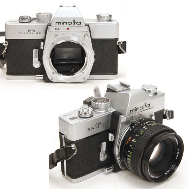KONICA MINOLTA - 動作確認済 monolta ミノルタ SRT101 一部難あり 美