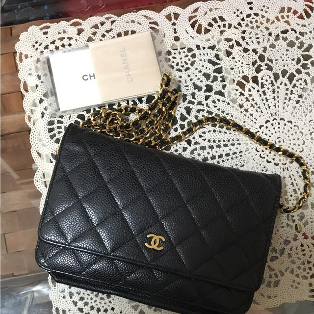 CHANEL(シャネル)のCHANEL チェーンウォレット キャビアスキン♡ メンズのファッション小物(ウォレットチェーン)の商品写真