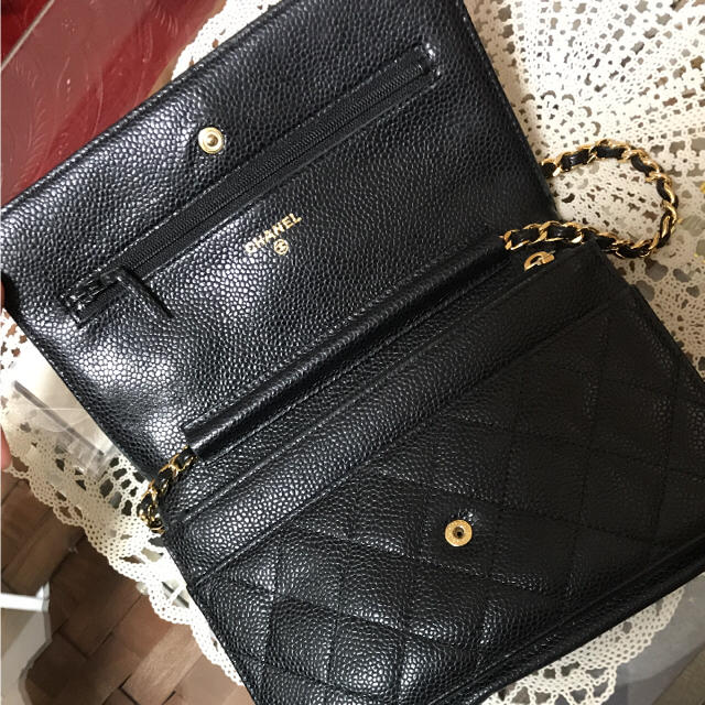 CHANEL(シャネル)のCHANEL チェーンウォレット キャビアスキン♡ メンズのファッション小物(ウォレットチェーン)の商品写真