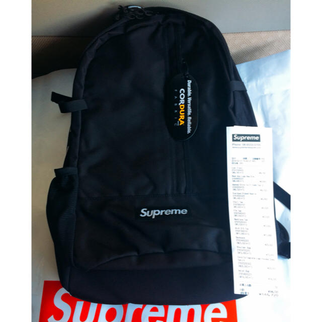 込み supreme 18ss Backpack 黒 リュック Box Logo | フリマアプリ ラクマ