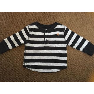 ベビーギャップ(babyGAP)のボーダーロンT80(シャツ/カットソー)