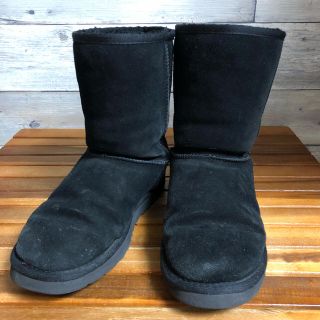 アグ(UGG)の良品 UGG 26cm メンズ ブーツ ムートン ブラック モカシン(ブーツ)