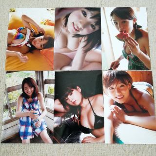 篠崎愛　写真6枚L判 (女性タレント)