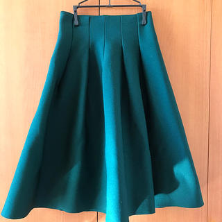 ルシェルブルー(LE CIEL BLEU)の【LE CIEL BLUE】2018SS タックニットスカート(ひざ丈スカート)