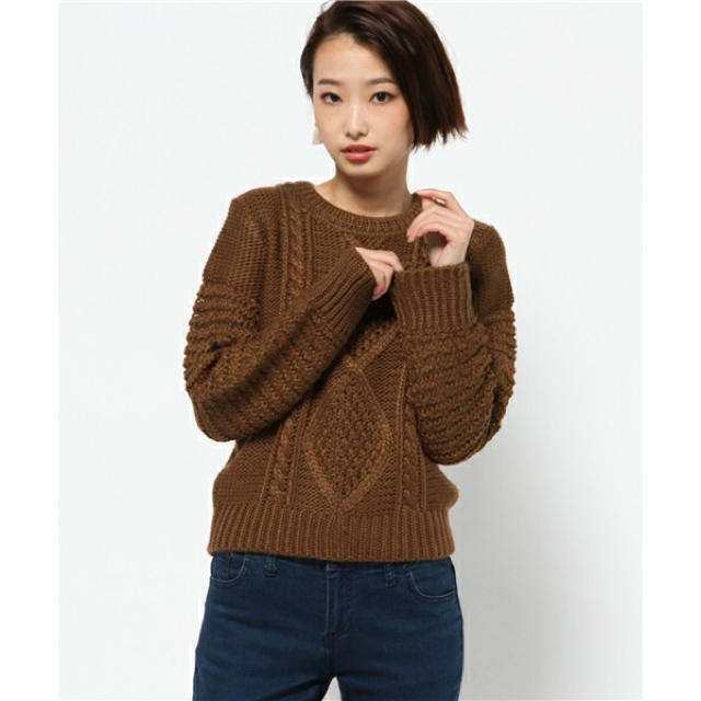 スライ 未使用タグ付き CABLE KNIT