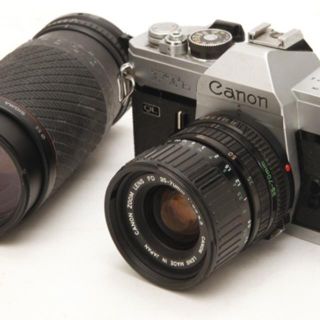 キヤノン(Canon)の動作確認済 CANON キャノン NewFTb QL レンズ２本付(フィルムカメラ)