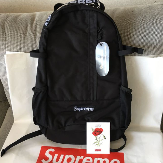 送料込 Supreme 18SS Backpack リュック 黒 おまけ付 | フリマアプリ ラクマ