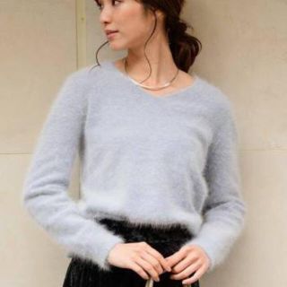 TONAL♡アンゴラVネックニット CLASSY,andGIRL掲載品(ニット/セーター)