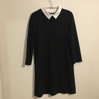 ザラ(ZARA)のZARA 白襟付きワンピース(ミニワンピース)