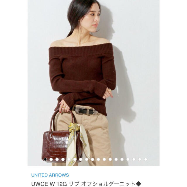 UNITED ARROWS - ユナイテッドアローズ 2WAYオフショルニットの通販 by ...