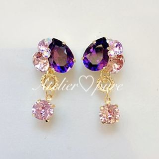 new❤️スワロフスキー❤️ピアスorイヤリング(ピアス)