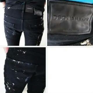 DSQUARED2 - 国内正規 ディースクエアード ペンキブラックデニムの通販