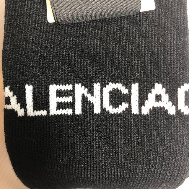 Balenciaga(バレンシアガ)の新品未使用品◆国内正規品◆バレンシアガ ロゴロングソックス M メンズのレッグウェア(ソックス)の商品写真