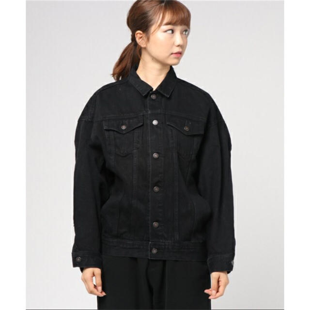 LOOSE DOLMAN DENIM JK-E 人気 ブラック 美品 デニム