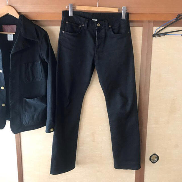 CALEE(キャリー)の値下げ！ calee  ジャケット パンツ ベスト スリーピース 黒 M メンズのスーツ(セットアップ)の商品写真