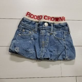 ロデオクラウンズ(RODEO CROWNS)のロデオクラウンズ　デニムスカート　キッズ(スカート)