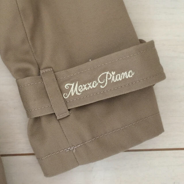 mezzo piano(メゾピアノ)の♡美品♡mezzo piano ライナーつきトレンチコート 130cm キッズ/ベビー/マタニティのキッズ服女の子用(90cm~)(コート)の商品写真