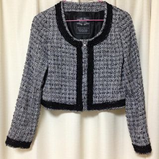 ムルーア(MURUA)のMURUA ツイードジャケット(ノーカラージャケット)