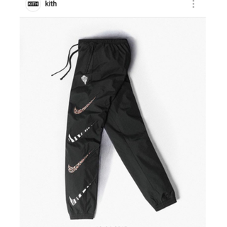 36％割引ブルー系,XS(SS)【レビューを書けば送料当店負担】 NIKE ナイキ ナイロンパンツ ビッグスウォッシュ KITH 希少 コラボ