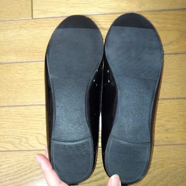 UNIQLO(ユニクロ)のバレエシューズ　黒 レディースの靴/シューズ(バレエシューズ)の商品写真