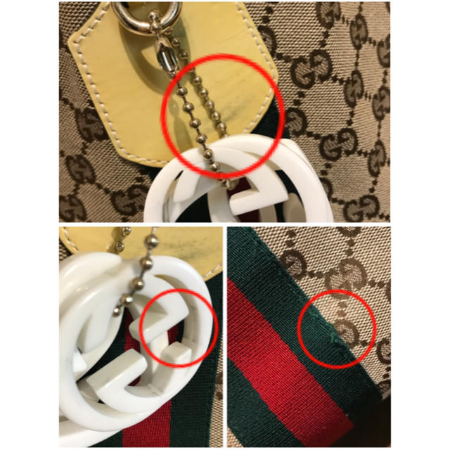 Gucci(グッチ)のGUCCI グッチ ジョリー シェリー GGキャンパス  トートバッグ バッグ レディースのバッグ(トートバッグ)の商品写真