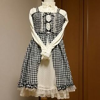 アクシーズファム(axes femme)の新品 ギンガムチェックの２ウェイワンピース(ひざ丈ワンピース)