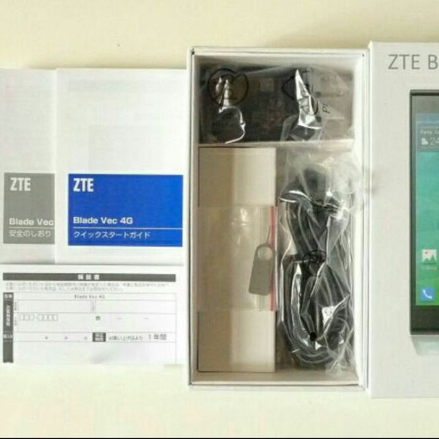 SIMフリー ブラック 検iPhoneの通販 by ブン太郎's shop｜ラクマ 美品ZTE Blade Vec 4G 通販安い