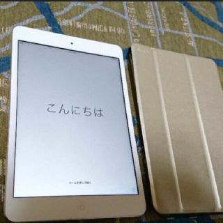 アップル(Apple)の極美品iPad mini2 カバー付Wi-Fi+Cellular(タブレット)