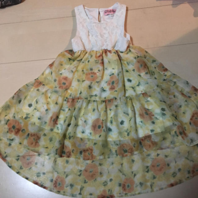 フィッシュテール ワンピース キッズ/ベビー/マタニティのキッズ服女の子用(90cm~)(ワンピース)の商品写真