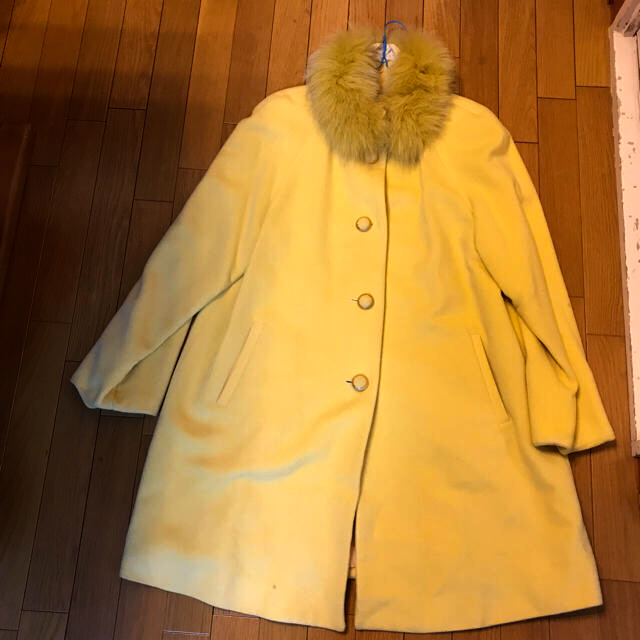 黄色コート、レディース、サイズ