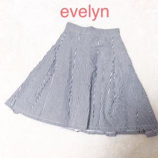 エブリン(evelyn)のevelyn♡ストライプスカート(ひざ丈スカート)